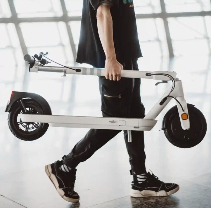 26lb Ultra-Light E-Scooter W - Hidden Handle - 22 Mi Real Range, Folds Fast - Image 2