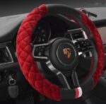 Universal Car Steering Wheel Cover Winter Decoration Cute 38cm Plush Footprint Auto Automobile Vehicle Steering Wheel Protector - Image 6