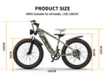 52V All-Terrain E-Bike  26x4.0 Fat Tire Electric Bike 20 AH Extended-Range Battery & Hydraulic Disc Brakes - Image 3