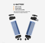20x4.0 Inch Foldable Fat Tire Electric Bike 48V 12.5AH Extended Range Dual Disc Brakes  Fenders - Image 8