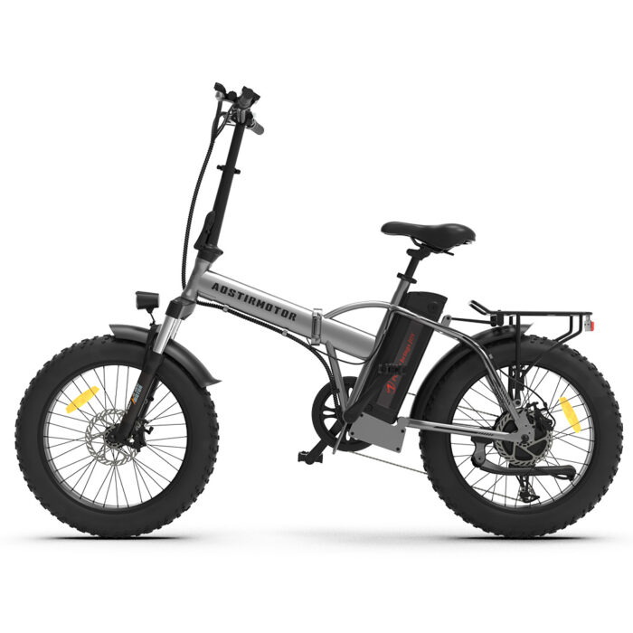 20x4.0 Inch Foldable Fat Tire Electric Bike 48V 12.5AH Extended Range Dual Disc Brakes  Fenders - Image 1