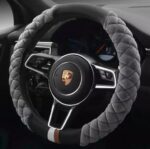 Universal Car Steering Wheel Cover Winter Decoration Cute 38cm Plush Footprint Auto Automobile Vehicle Steering Wheel Protector - Image 8