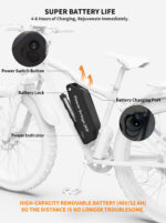 52V All-Terrain E-Bike  26x4.0 Fat Tire Electric Bike 20 AH Extended-Range Battery & Hydraulic Disc Brakes - Image 2