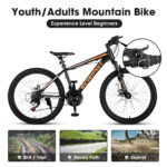 A24299 24 Inch Mountain Bike Bicycle For Adults Aluminium Frame Bike Shimano 21-Speed With Disc Brake - Image 8