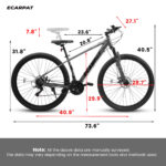 A29367 29 Inch Mountain Bike 21 Speed, Suspension Fork, Aluminum Frame Disc Brake, Mountain Biking For Both Men And Women. - Image 6