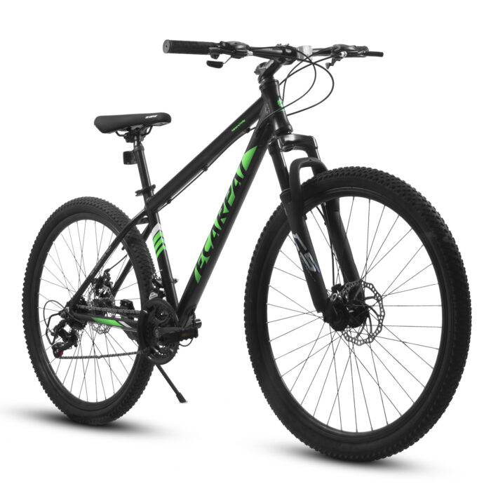 A27366 27 Inch Mountain Bike 21 Speed, Suspension Fork, Aluminum Frame Disc Brake, Mountain Biking For Both Men And Women. - Image 1