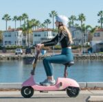 Seat Included  Ceetle  E-Scooter - Convertible Seat, 220lb Load, 18 Mi Range - Image 2