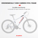 A27366 27 Inch Mountain Bike 21 Speed, Suspension Fork, Aluminum Frame Disc Brake, Mountain Biking For Both Men And Women. - Image 8