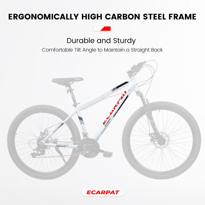 A27366 27 Inch Mountain Bike 21 Speed, Suspension Fork, Aluminum Frame Disc Brake, Mountain Biking For Both Men And Women. - Image 8